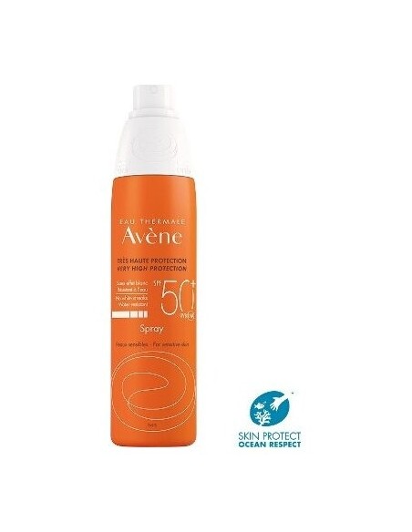 Avène Spray Solar Spf50+ Pieles Sensibles 200Ml