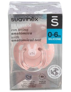 Suavinex Premium Bonhomia Chupete Anatómico Sxpro Silicona 0-6M 1Ud
