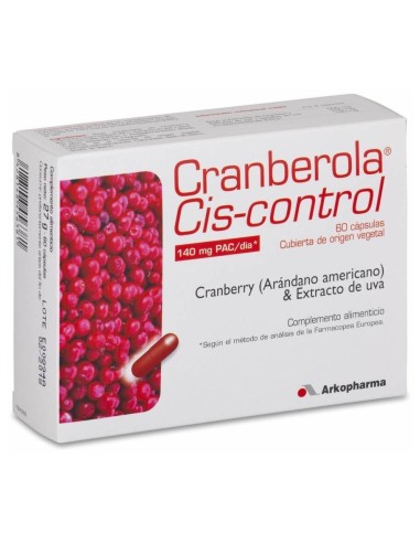 Arkopharma Cis Control Cranberola 140 Mg, 60 Cápsulas