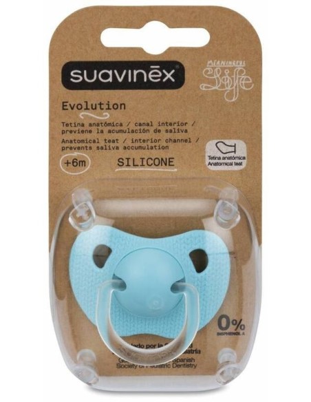 Suavinex Chupete Premium Bonhomia Anatómico Silicona 6-18M 1Ud
