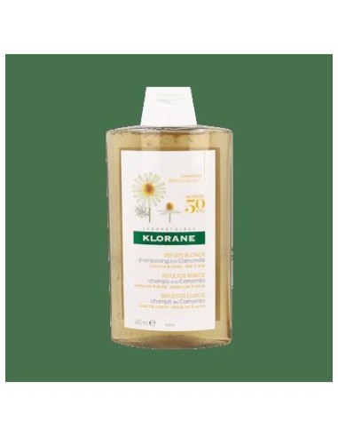 Klorane Champú Reflejos Dorados Al Extracto De Camomila, 400 Ml