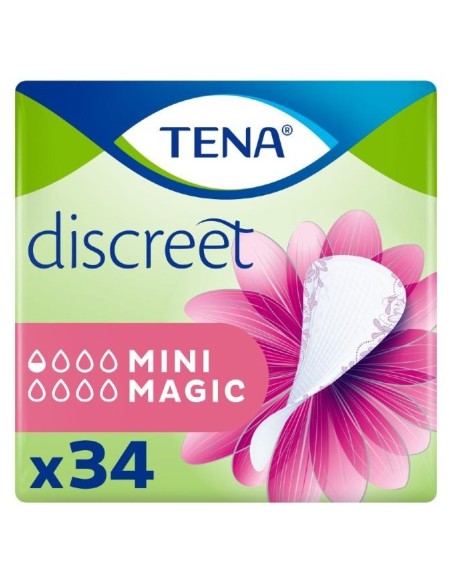 Tena Lady Absorbente Orina Ligera Mini Magic, 34 Uds