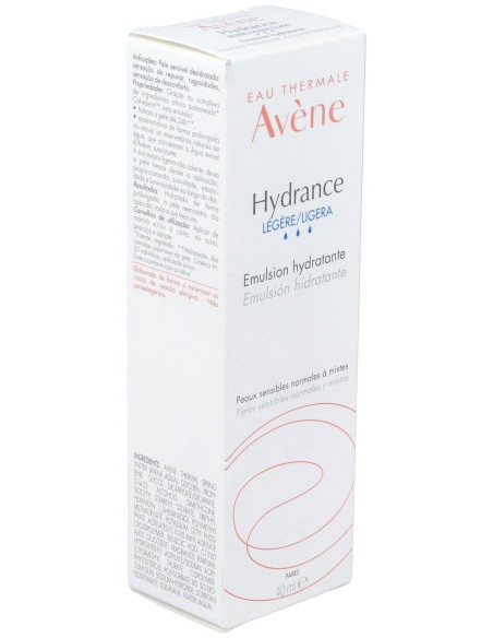 Avène Hydrance Uv Emulsión Hidratante Ligera, 40 Ml