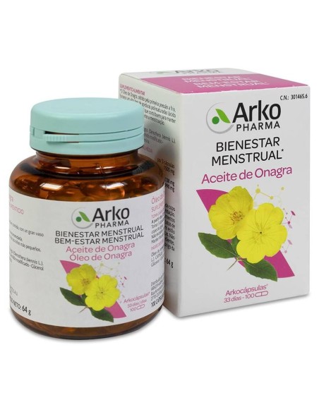 Arkopharma Arkocápsulas Aceite De Onagra, 100 Perlas