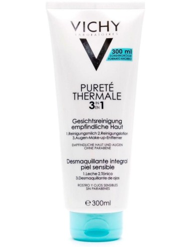 Vichy Pureté Thermale 3 En 1 Desmaquillante Integral, 300 Ml