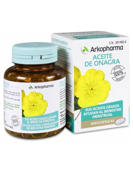 Arkopharma Arkocápsulas Aceite De Onagra, 100 Perlas