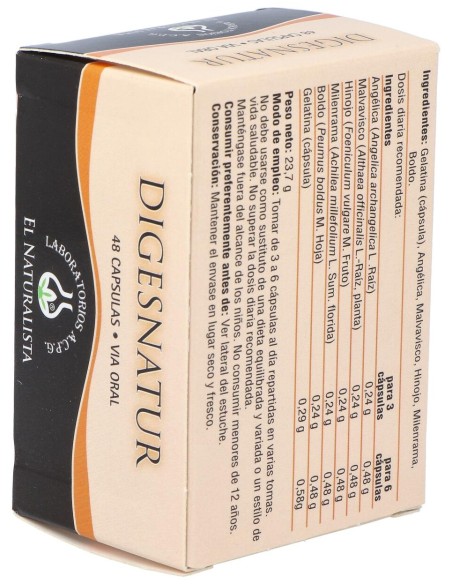 El Naturalista Digesnatur, 48 Cápsulas