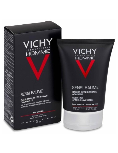 Vichy Homme Sensi Baume Bálsamo Calmante After-Shave, 75 Ml