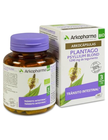 Arkopharma Arkocápsulas Plantago, 84 Cápsulas