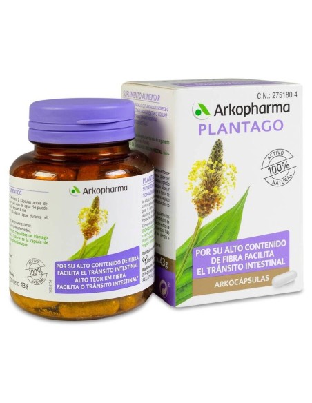 Arkopharma Arkocápsulas Plantago, 84 Cápsulas