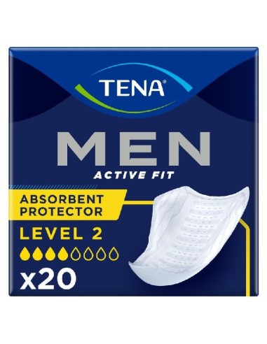 Tena Men Active Fit Absorbente Incontinencia Nivel 2, 20 Uds