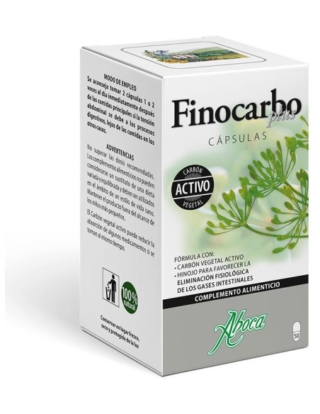 Aboca Finocarbo Plus Hinojo 500 Mg, 50 Cápsulas