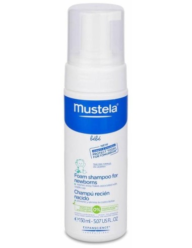 Mustela Champú Mousse Recién Nacido, 150 Ml
