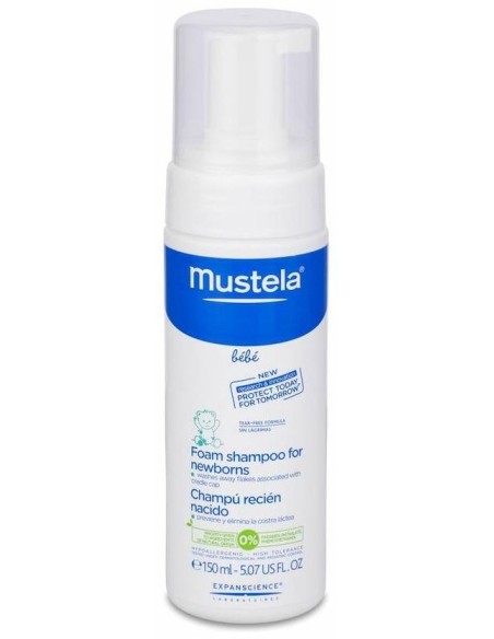 Mustela Champú Mousse Recién Nacido, 150 Ml