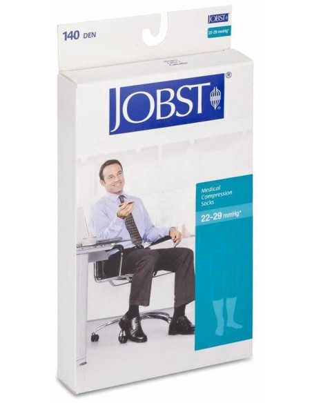 Jobst Calcetín De Compresión Normal Negro Talla Grande, 2 Unidades
