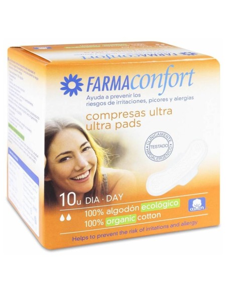 Farmaconfort Compresa Ultra Día Con Alas, 10 Uds