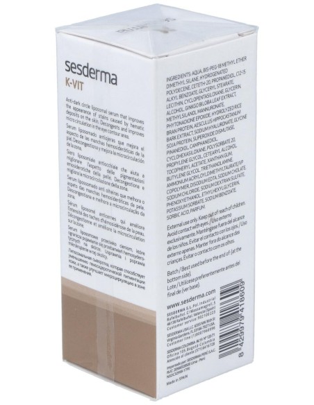 Sesderma K-Vit Serum Antiojeras, 30 Ml
