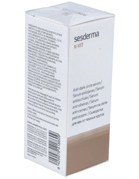 Sesderma K-Vit Serum Antiojeras, 30 Ml