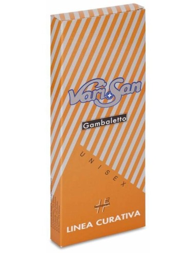 Varisan Calcetín Unisex Compresión Extra-Ligera Talla 2 Color Negro, 1 Unidad