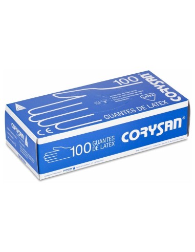 Corysan Guantes Látex Talla Grande 100Uds