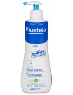 Mustela Loción Limpiadora Hidratante Cara Y Cuerpo, 500 Ml