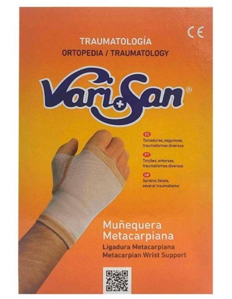 Varisan Muñequera Metacarpiana Talla 2, 1 Ud