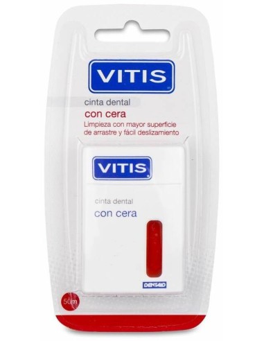 Vitis Cinta Dental Con Cera 50 M, 1 Ud