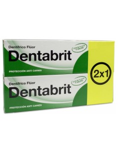 Duplo Dentabrit Flúor Pasta Dentífrica 75 Ml, 2 Uds