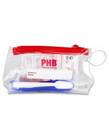Phb® Kit Viaje Total Pasta Dental 15Ml + Cepillo Dental Viaje 1Ud