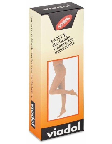 Viadol Panty De Compresión Normal Beige (At) Talla Grande, 1 Ud