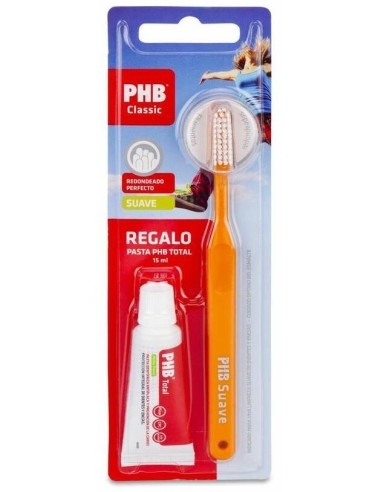 Phb Classic Suave Cepillo + Pasta Total De Regalo, 1 Ud