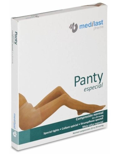 Medilast Panty Abdomen Voluminoso Beige Compresión Normal T-M 1Par