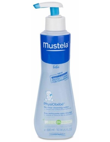 Mustela Physiobebé Fluido Limpiador Sin Aclarado, 300 Ml