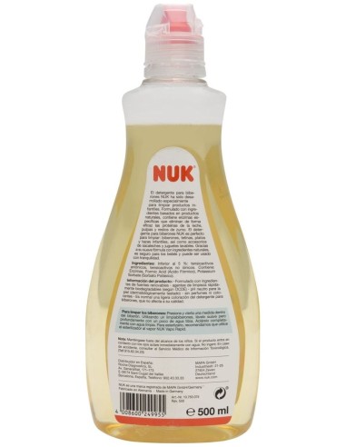 Nuk Detergente Para Biberones Y Tetinas 500Ml