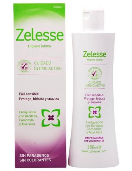 Zelesse Solución Limpiadora Higiene Íntima, 250 Ml