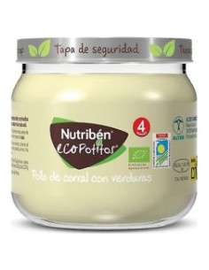 Nutriben Eco Potito Inicio Verduras-Pollo 120Gr