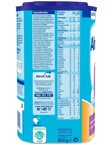 Almirón Advance Prosyneo 1 Leche De Inicio 800Gr