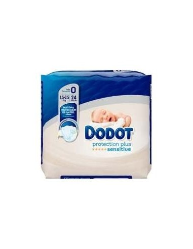 Dodot Sensitive R Nac 0 Hasta 2,5Kg 24Ud