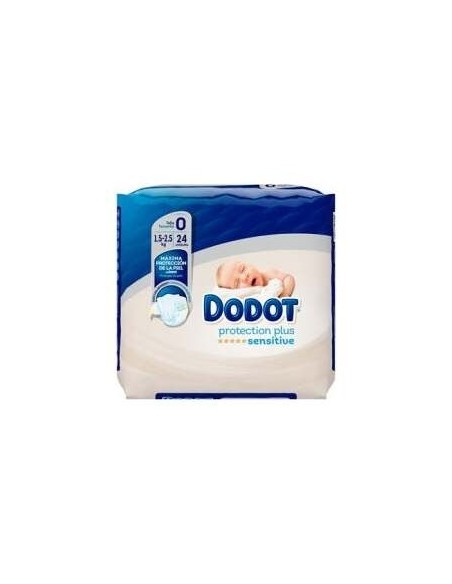 Dodot Sensitive R Nac 0 Hasta 2,5Kg 24Ud