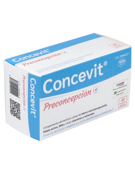 Concevit Preconcepcion 40 Capsulas