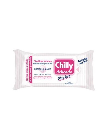 Chilly Delicado Pocket 12 Toallitas Inti