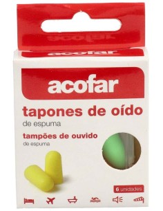 Acofar Tapones De Espuma Para Los Oídos 6Uds 2