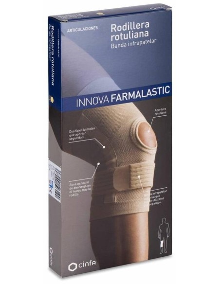 Farmalastic Innova Rodillera Rotuliana Grande, 1 Ud