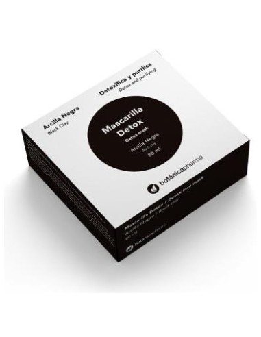 Botanica Nutrients Mascarilla Detox Arcilla Negra 80Ml