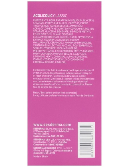 Acglicolic Classic Leche Limpiadora 200Ml.