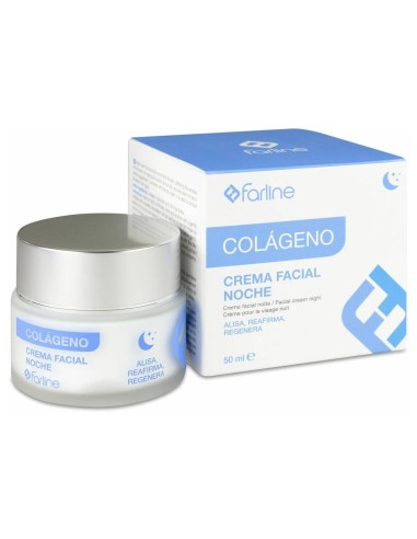 Farline Colágeno Crema Facial De Noche, 50 Ml