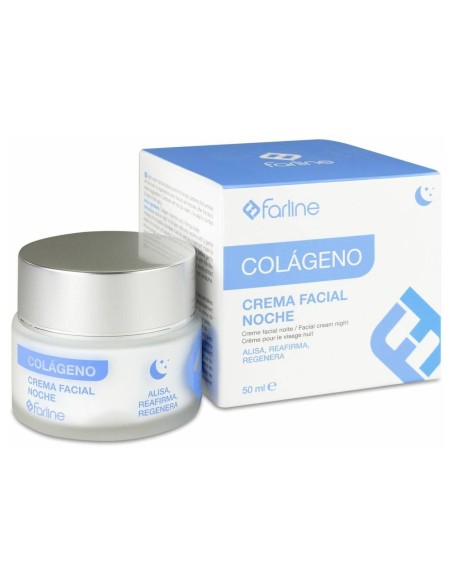 Farline Colágeno Crema Facial De Noche, 50 Ml