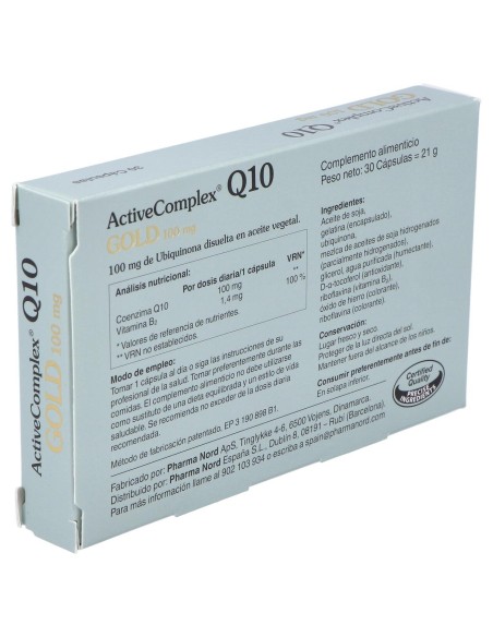 Activecomplex Q10 Gold 100 Mg 30 Caps