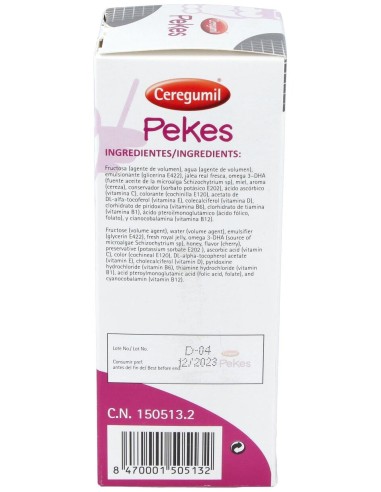 Ceregumil Pekes Jalea+Omega 250Ml.