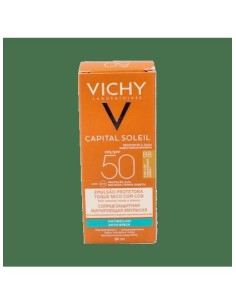 Vichy Capital Soleil Emulsión Facial Tacto Seco Con Color Spf50+ 50Ml